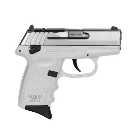 SCCY Industries CPX-4 RD .380 ACP, 2.96" Barrel, White Frame, SS Slide, 10rd