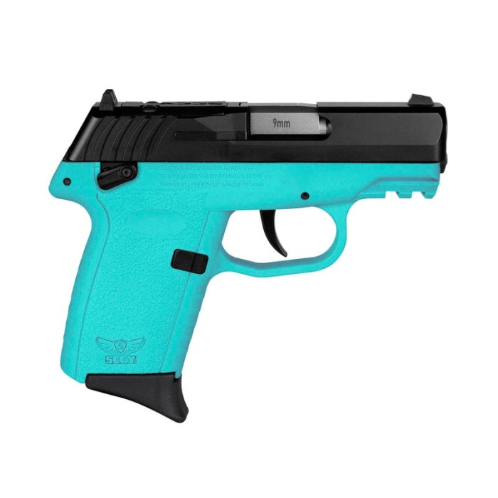 SCCY Industries CPX-1 Gen3 9mm, 3.1" Barrel, SCCY Blue, 10rd