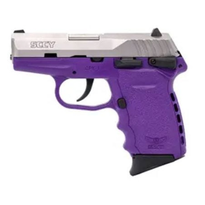 SCCY CPX-1 Gen3 Purple / Stainless Steel 9mm 3.1" Barrel 10-Rounds Ambidextrous Safety