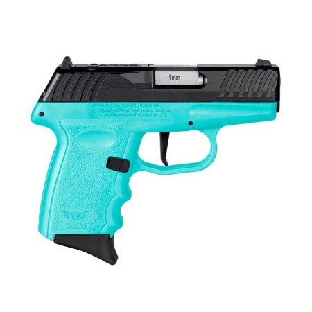 SCCY DVG-1 RDR Light Blue /Black 9mm 3.1 Barrel 10-Rounds