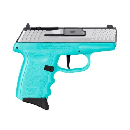 Sccy Dvg-1 Rdr Handgun 9Mm Luger 10Rd Magazine 3.1" Barrel Striker Fired Stainless Slide/Sccy Blue Frame DVG-1-TTSBRDR