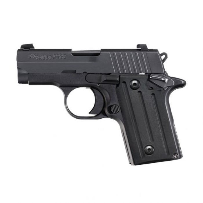 Sig Sauer P238 .380 ACP Subcompact Pistol with Contrast Sights, Black - 238-380-B