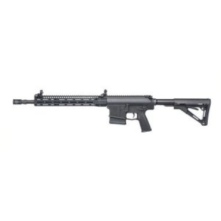 Troy-Rifle M4a4 308 16" Socc 13" HP Rail W/Sights- Blk SRIF-SC3-16BT-00