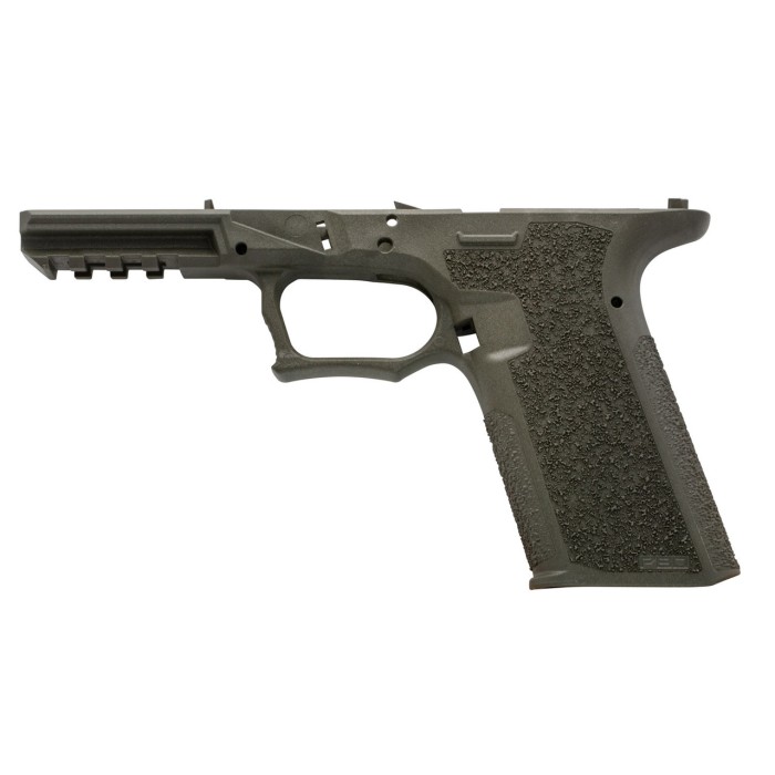 Polymer80 PFS9 Serialized Frame, Glock 17/22 Gen3 Compatible, Olive Drab Green