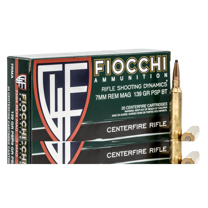 Fiocchi Field Dynamics 7mm Rem Mag 139 Grain 20-Rounds