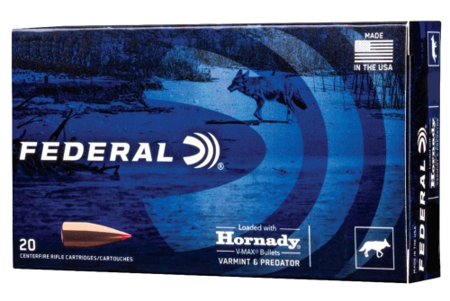 Federal Varmint & Predator 204 Ruger 32gr, Hornady V-Max, 20rd Box