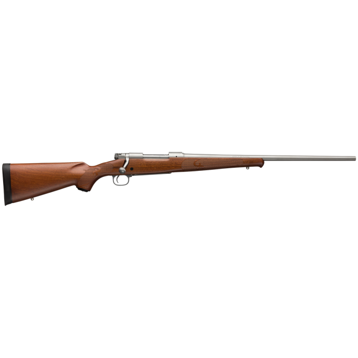 Winchester 70 Featherweight 270 Win Short Magnum, 24" Barrel, Grade I Walnut Stock, Stainless Steel, 3rd