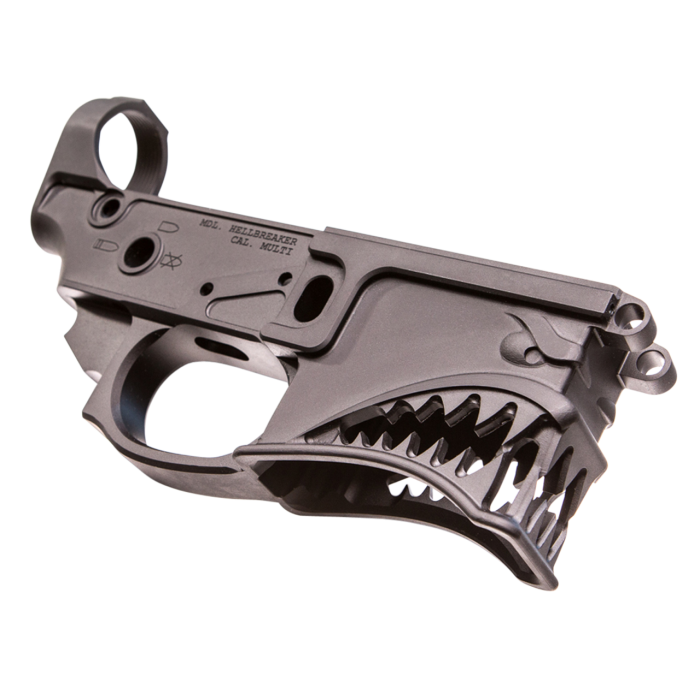 Sharps Bros Hellbreaker Stripped AR-15 Lower Receiver, Black, Multi Cal