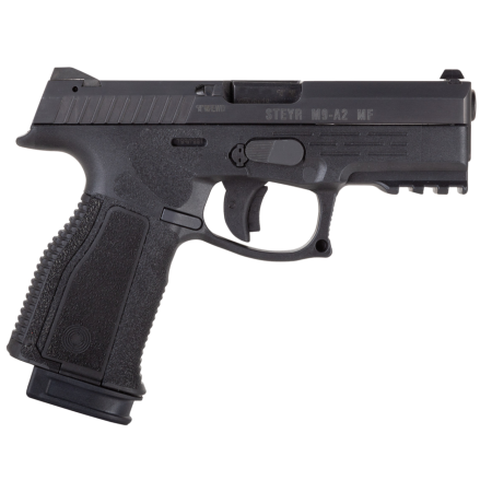 Steyr Arms M9-A2 MF 9mm 4" 17rd Black Polymer Frame Black Steel Slide Black Interchangeable Backstrap Grip