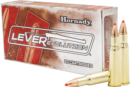 Hornady LEVERevolution 7-30 Waters 120 grain Flex Tip eXpanding Brass Cased Centerfire Rifle Ammo, 20 Rounds, 81569