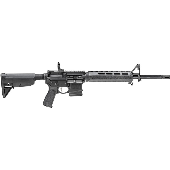 Springfield SAINT AR-15 5.56/223 16" Barrel, 1:8 Twist, Flash Hider Included, Bravo Company Gunfighter Grip and Stock, 10Rd, Flip Up Rear