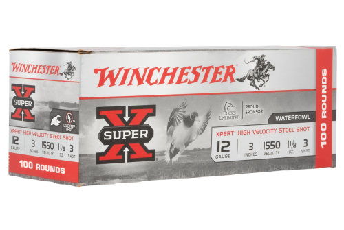 Winchester Super-X Xpert High Velocity 12 Ga, 3", 3 Shot, 100rd Box