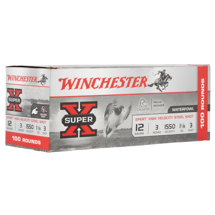 Winchester Super-X Xpert High Velocity 12 Ga, 3", 3 Shot, 100rd Box