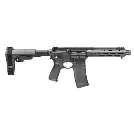 Springfield Saint Victor AR-15 Pistol 5.56/223 7.5" Barrel Black Hard Coat Anodized, Black Bravo Mod3 5 Position SBA3 Brace,  30 rd