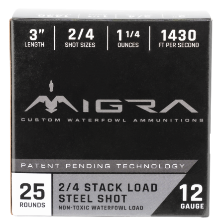 Migra Ammunition Combinational, Migra M20s246p  Staxd Weekender 20 3in  2-4  6 Pk