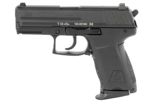 HK P2000, V3 .40 S&W, 3.6" Barrel, Night Sights, Decocker, Black, 10rd