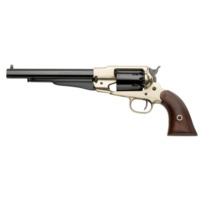 Pietta Rgb44 1858 Rem Texas 44 Cal 6 Shot 8" Blued Octagonal Steel Barrel & Cylinder, Brass Frame, Walnut Grip