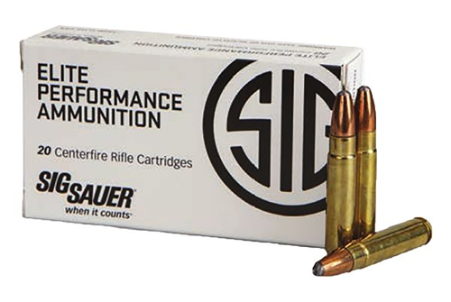 SIG SAUER Elite Perfomance 300 HAM'R 125 Grain Soft Point Brass Cased Centerfire Rifle Ammo, 20 Rounds, E300HAMRPH1-20