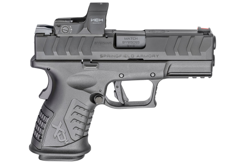 Springfield XD-M Elite Compact OSP 9mm, 3.8" Barrel, Hex Dragonfly, Black, 14rd