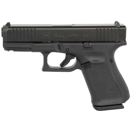 Glock G19 Gen5 AUS 9mm, 4.02" Barrel, Fixed Sights, Black, 3x 15rd