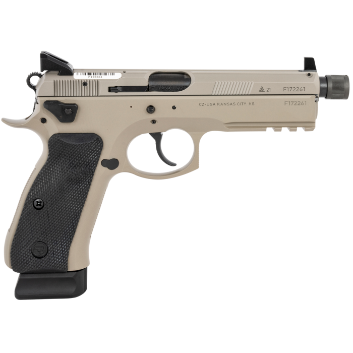 CZ SP-01 9mm Tactical, Urban Grey, Suppressor Ready, 18rd