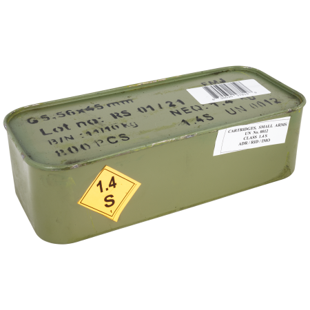 Zuber Ammunition ATA Arms M193 5.56x45mm NATO 55 Grain Full Metal Jacket Rifle Ammo, 20 Rounds, M193