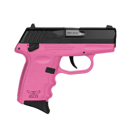 SCCY Industries CPX-4 .380 ACP, 2.96" Barrel, 10rd, Pink Frame, Black Slide, Manual Thumb Safety