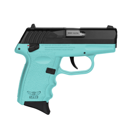 SCCY CPX-4CBSBG3 380 ACP 2.96" 10RD BLACK SLIDE BLUE GRIP