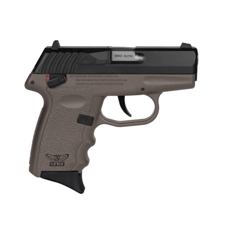 SCCY Industries CPX-4 .380 ACP, 2.96" Barrel, 10rd, Flat Dark Earth Frame, Black Slide, Manual Thumb Safety