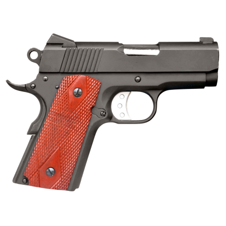 Global Defense Titan 45 ACP, 3.13" Barrel, Black, Wood Grip, 7rd