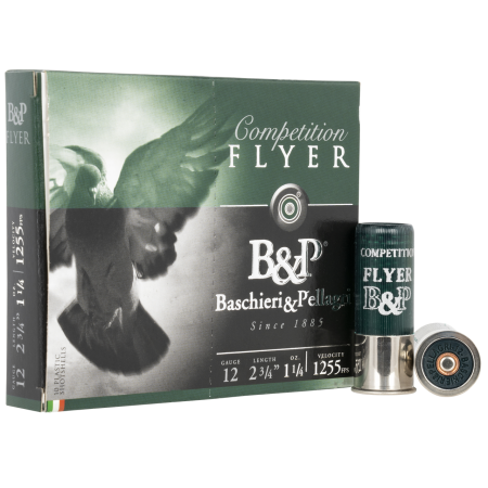 B&P Flyer 12 Ga, 2.75" Shell, 1 1/4 oz, 7.5 Shot, 100rd Case