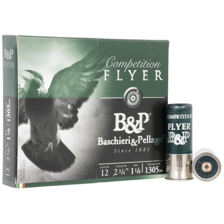 B&P Flyer 12 Ga, 2.75" Shell, 1 1/4 oz, 7.5 Shot, 10rd Box