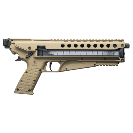 Kel-Tec P50 5.7x28mm, 9.60" Barrel, Tan, Polymer Frame, Fiber Optic Sight, 50rd