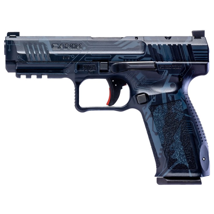 Canik Mete SFT OR 9mm, 4.5" Barrel, 3-Dot Sights, Blue Cyber, 18rd/20rd