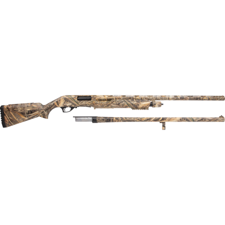 Rock Island Pump Combo 12 Ga, 24" & 28" Barrels, Realtree Max-5, Fiber Optic Sight, 5rd