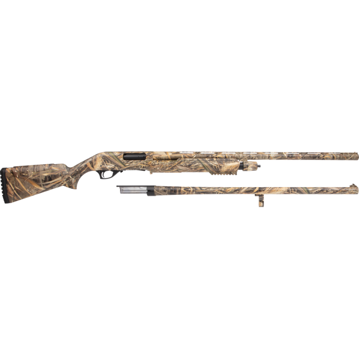 Rock Island Pump Combo 12 Ga, 24" & 28" Barrels, Realtree Max-5, Fiber Optic Sight, 5rd