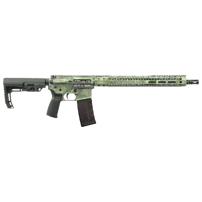 Black Rain Ordnance Spec+ 5.56mm, 16" Barrel, Jungle Camo, MFT Stock, 30rd