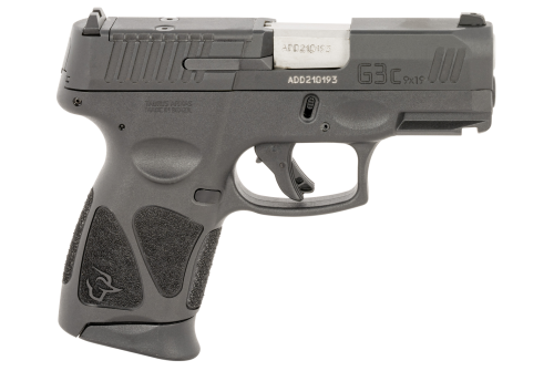 Taurus G3C 9mm, 3.20" Stainless Steel Barrel, Black, Optic Cut Slide, Picatinny Rail, 10rd