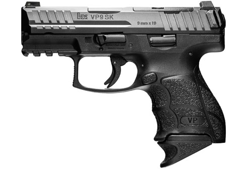 Hk Vp9sk, 9mm Luger 3.39" 15+1 Black Striker Fire