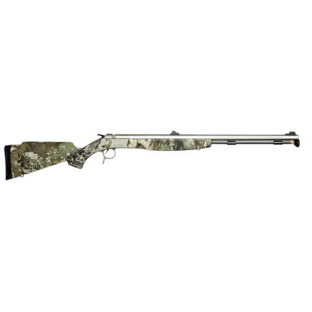 Cva Pr6022sm Optima V2 50 Cal 209 Primer 26" Fluted/Threaded, Matte Stainless Barrel/Rec, Truetimber Strata Furniture, Quick-Release Breech Plug, Durasight Scope Mount