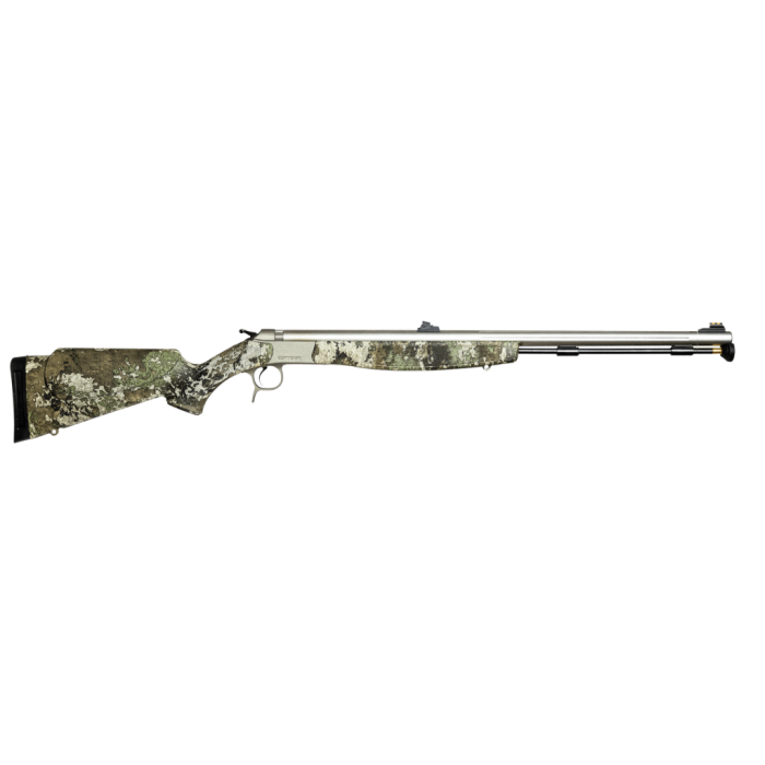 Cva Pr6022sm Optima V2 50 Cal 209 Primer 26" Fluted/Threaded, Matte Stainless Barrel/Rec, Truetimber Strata Furniture, Quick-Release Breech Plug, Durasight Scope Mount