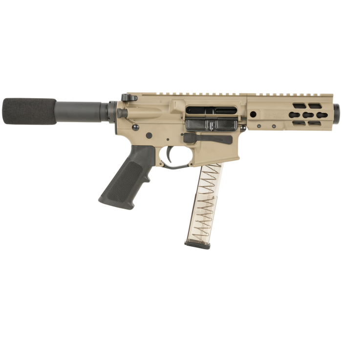 Brigade AR9 Pistol 9mm, 5.5" Barrel, Flat Dark Earth, 33rd