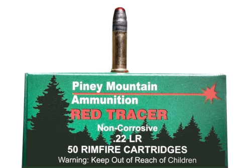 Piney Mountain Ammunition PMSN22LRR Red Tracer Non Corrosive 22 LR 40 Gr Lead Ro