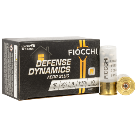 Fiocchi Field Dynamics 12 Ga, 2.75", Buck Shot, 10rd Box