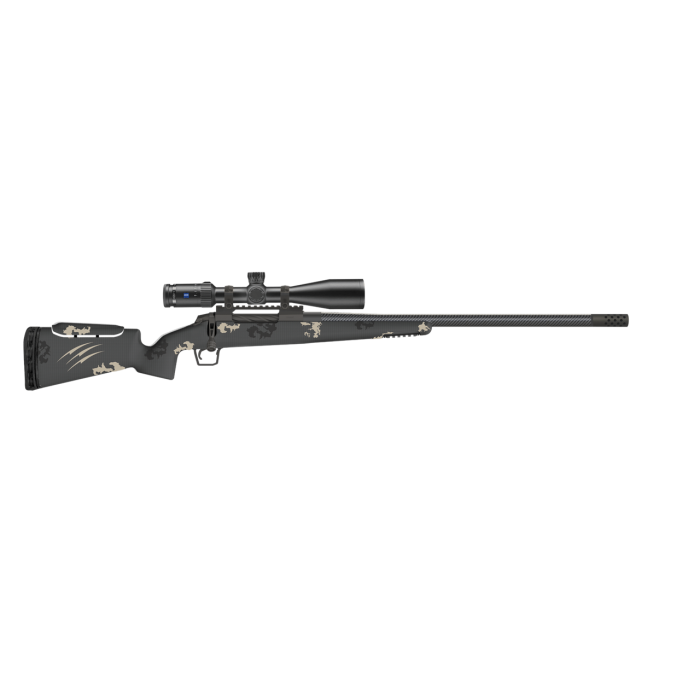 Fierce Firearms Carbon Rival, 28 Nosler 26" 3+1 Midnight Bronze Camo