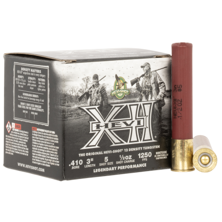 Hevishot HEVI-Shot 410 Gauge, 3", 1/2 oz, Hevi-XII, 5 Shot, 25rd Box