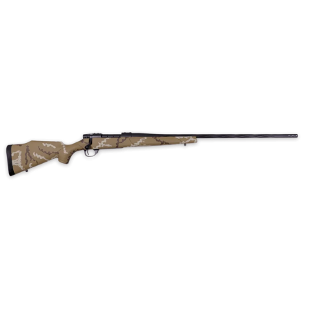 WEATHERBY VANGUARD OUTFITTER .300 WINCHESTER MAGNUM 28" 3RD BROWN AND WHITE HAND SPONGE PAINT