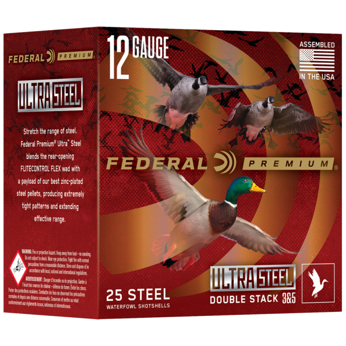 Ultra Steel 12 Gauge 2 and 4 Shot Size