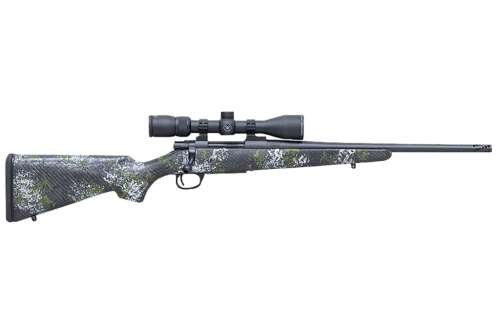 Howa M1500 6.5 Creedmoor, 16.25" Threaded Barrel, Gray/Green Sponge Carbon Fiber, Vortex Diamond Scope, 4rd