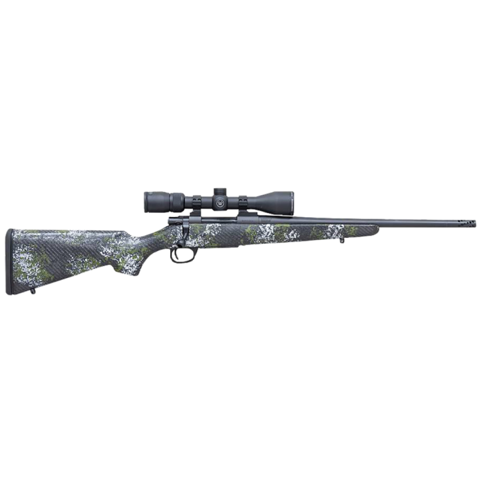 Howa M1500 6.5 Creedmoor, 16.25" Threaded Barrel, Gray/Green Sponge Carbon Fiber, Vortex Diamond Scope, 4rd